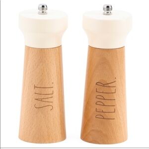 Rae Dunn SALT and PEPPER Grinders Mills Set